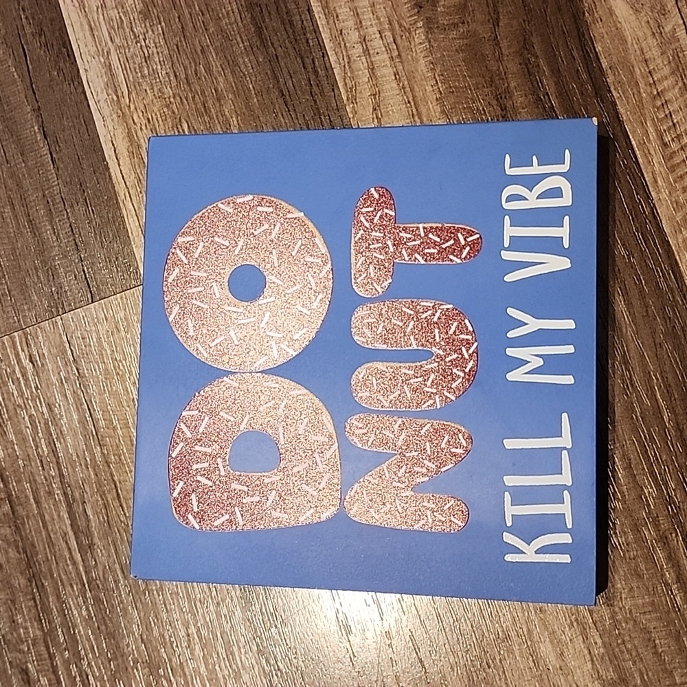 Small wooden sign